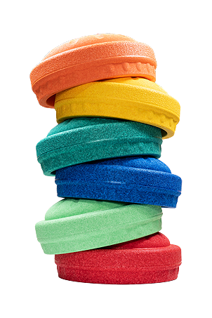 Stapelbare Balanciersteine 6er Set EPP in 6 Farben