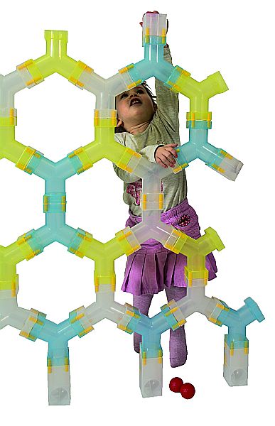 Kugelbahn - Stecksystem Ersatzstecker 12 er Pack