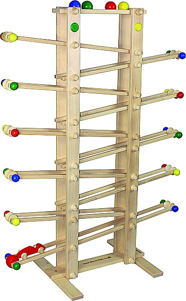 Holz Kugelbahn - groß