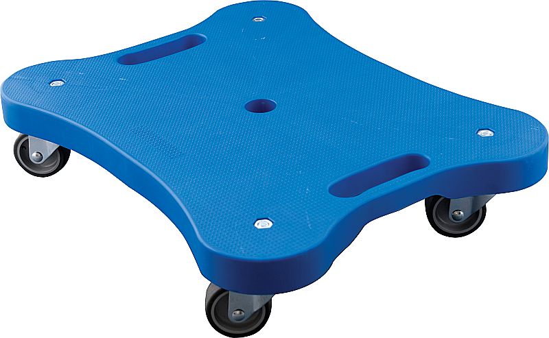 planche roulante en plastique avec poignées