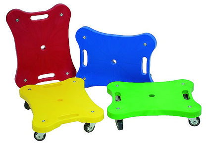 planche roulante en plastique avec poignées