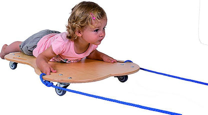 Rollbrett ergonomisch mit Griffmulden