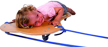 Rollbrett ergonomisch mit Griffmulden