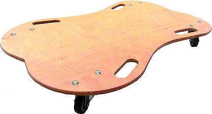 Rollbrett ergonomisch mit Griffmulden