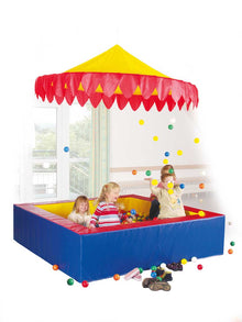 Flower canopy for seating areas