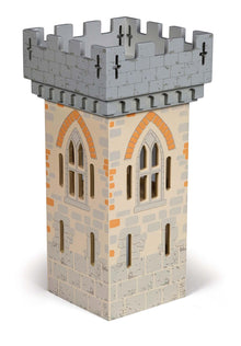 Papo game piece set 1: Castle of the Master of Arms (1 large tower)