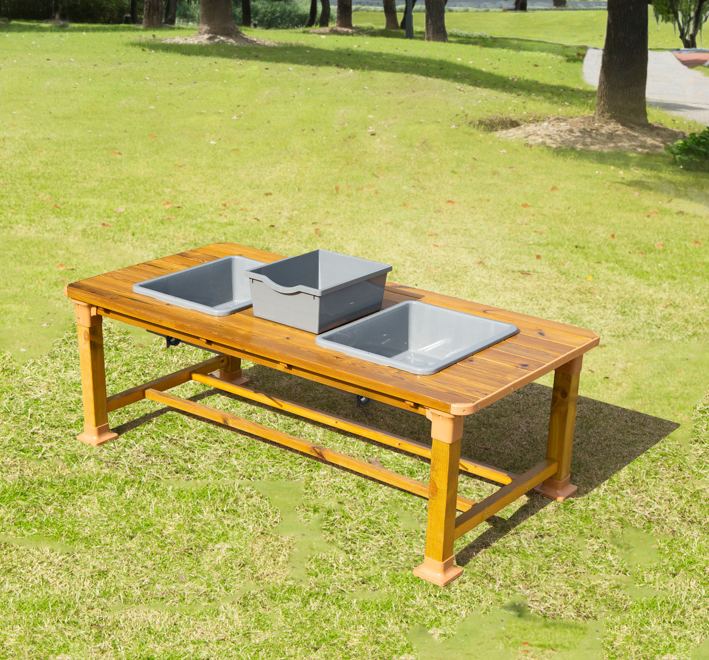 Outdoor Sand- und Wassertische 3-er Set