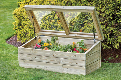 Pflanzkasten mit Deckel, Frühbeet für Kinder