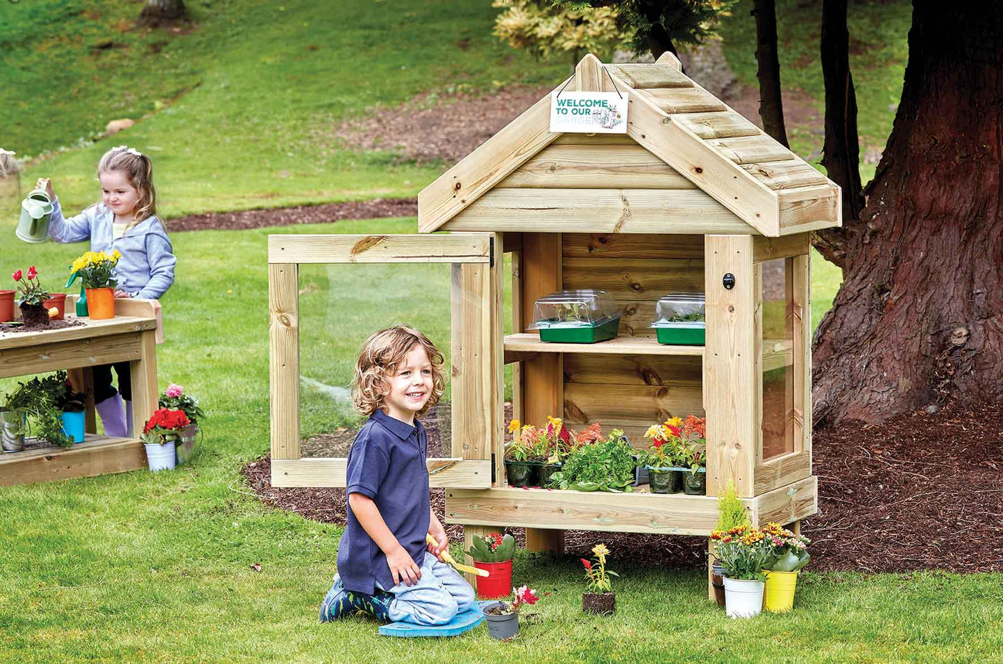 Gewächshaus, Pflanzenhaus für Kinder