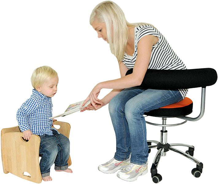 Fauteuil de santé Sanus avec dossier réglable en hauteur et rotation à 360°