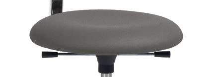 Erzieherstuhl Sitz grau