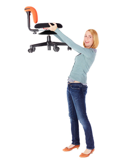 Erzieherhocker smoover midi 37 cm Ø 3D-Mechanik (Wackelfunktion) Sitzhöhen (32-38 | 33-42 | 37-49  cm) mit Kunstlederbezug