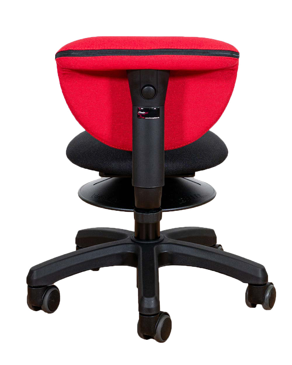 Erzieherhocker smoover maxi 42 cm Ø, in 4 versch. Sitzhöhen (34-40 |35-44 | 40-51 | 44-55  cm) mit Kunstlederbezug