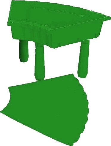 B-Ware Sand-Matschtisch Trapez grün