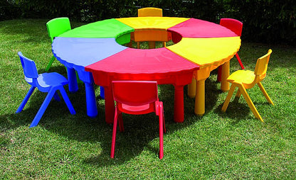 B-Ware Sand-Matschtisch Trapez gelb