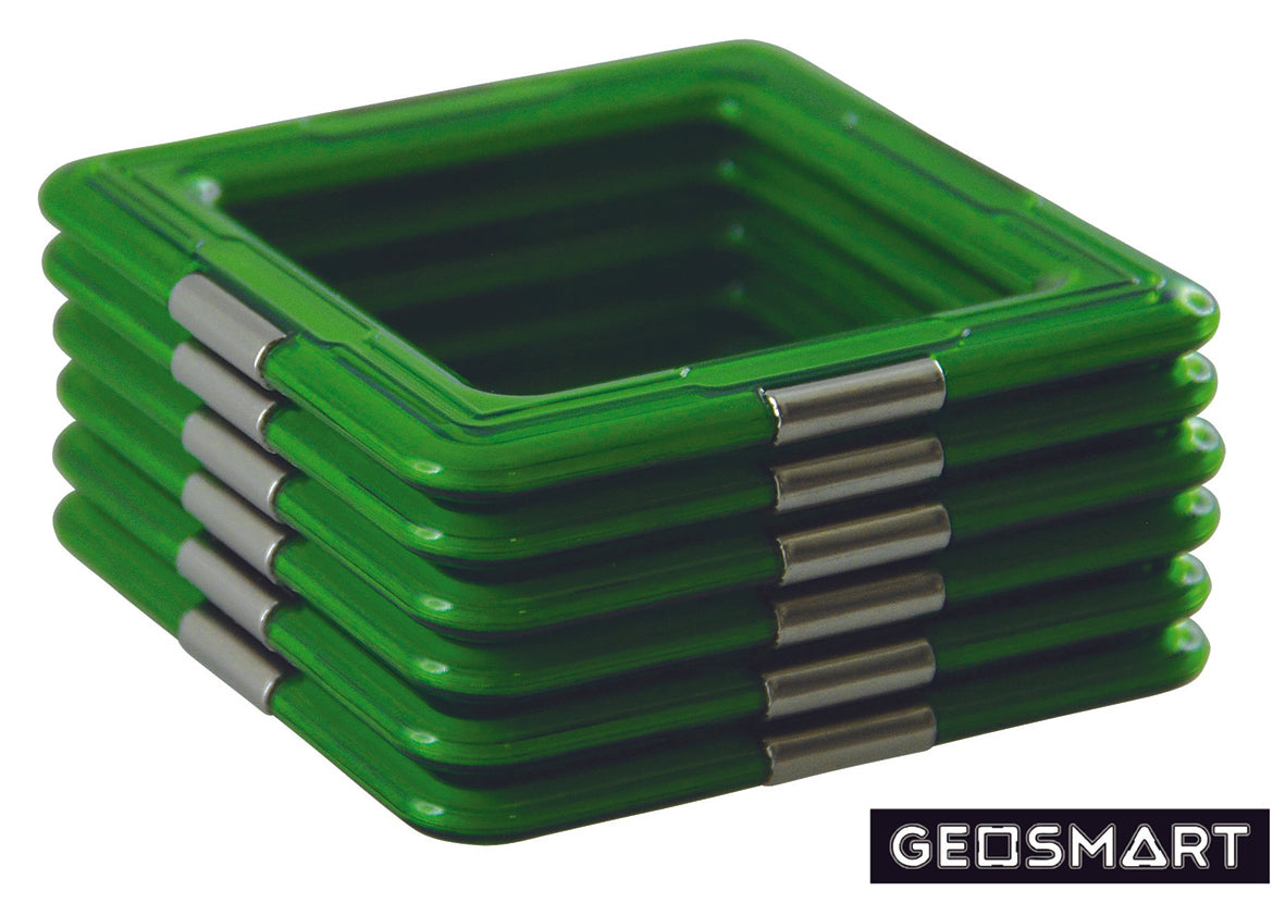 Carrés magnétiques Geos, 6 pièces