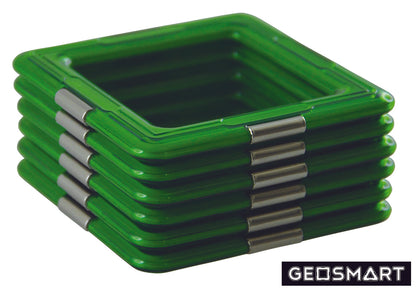 Carrés magnétiques Geos, 6 pièces