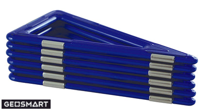 Aimants géométriques triangulaires pointus, 6 pièces