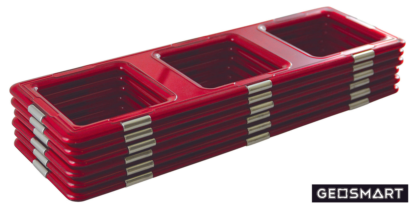 Aimants Geos Mega Rectangle 6 pièces.