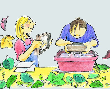 Gruppen Set Papierschöpfen