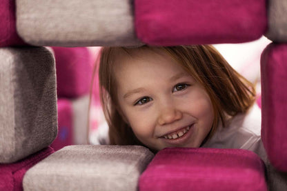 Jolly Heap 150-piece Joy Set magnetic building blocks, 2 building shapes in 36 different color combinations