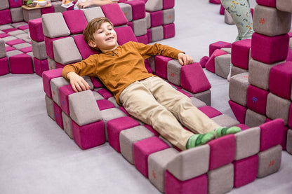 Jolly Heap 32-piece magnetic building blocks, extra set with 2 special shapes in 36 different color combinations