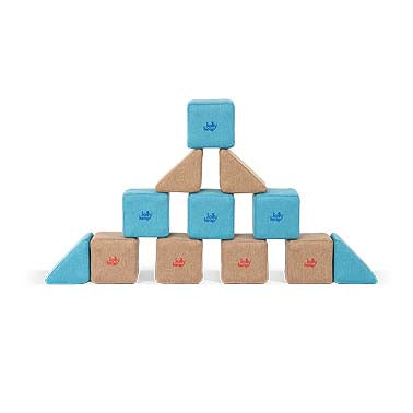 Jolly Heap 12-piece magnetic building blocks Pixi 2 shapes in 36 different color combinations