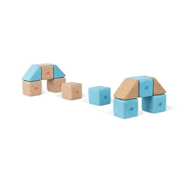 Jolly Heap 12-piece magnetic building blocks Pixi 2 shapes in 36 different color combinations