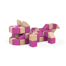 Jolly Heap 100tlg. magnetische Bausteine  Basic Set 2 Bauformen in 36 verschiedenen Farbkombinationen