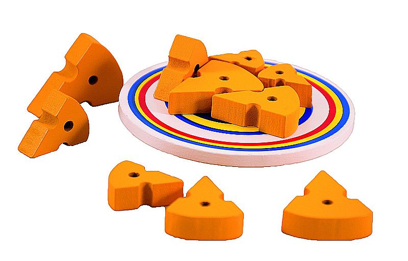 Geschicklichkeitsspiel Käsekuchen 10tlg.