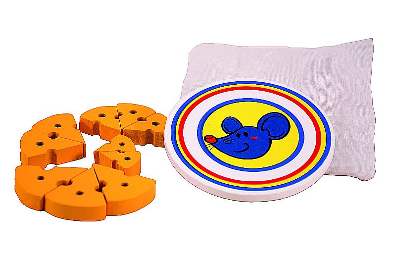 Geschicklichkeitsspiel Käsekuchen 10tlg.