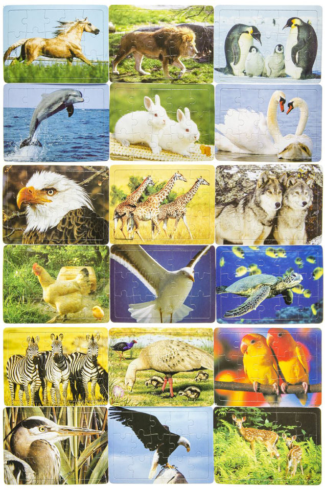 Mini Puzzle Tiere 36er Set