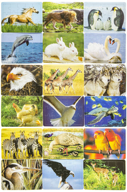 Mini Puzzle Tiere 36er Set