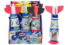 Fliegende Rakete mit starkem Saugnapf 19 cm groß 12 Pack