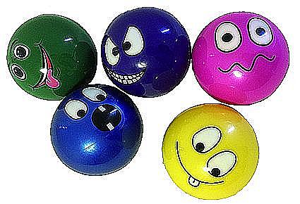 Ball mit Gesicht
