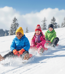 Popo Rutscher Schlitten rot