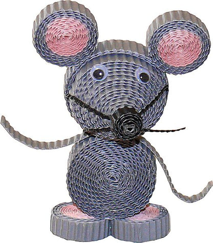 Bastel-Set Wellpappe Tiere inkl. Zubehör