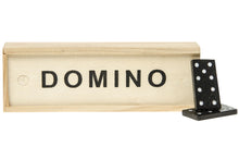 Domino Spielbox in einer Holzbox 28tlg.