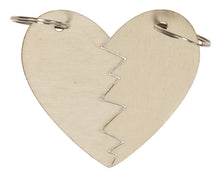 Schlüsselanhänger "Halbes Herz" 12er Set