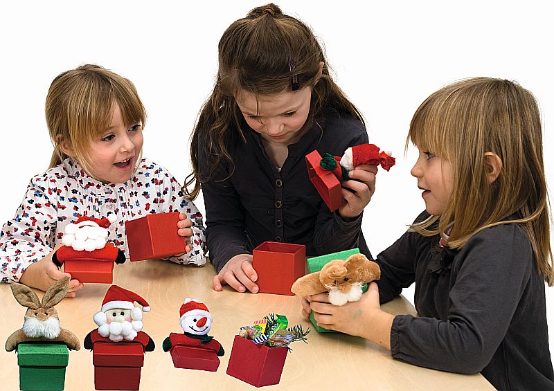 Geschenkbox Weihnachten Motiv Nikolaus