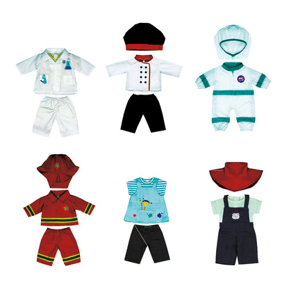 Puppenkostüme 6 Berufe für Puppen 38 cm