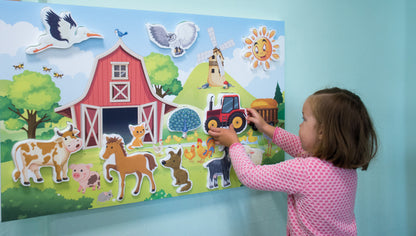 Panneau d'insonorisation Lionheart avec motif de ferme (image).