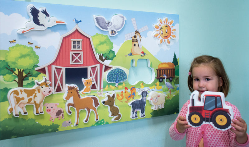 Panneau d'insonorisation Lionheart avec motif de ferme (image).