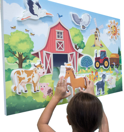 Panneau d'insonorisation Lionheart avec motif de ferme (image).