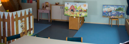 Löwenherz Schallfresser Raumteiler Zaunmotiv - einseitig bedruckt