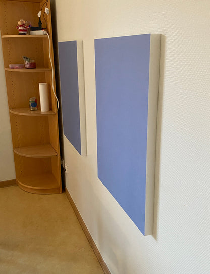 Löwenherz Schallfresser - Rahmenlose Platte, 25 mm dick, quadratisch, 100 cm Kantenlänge in buntem Design