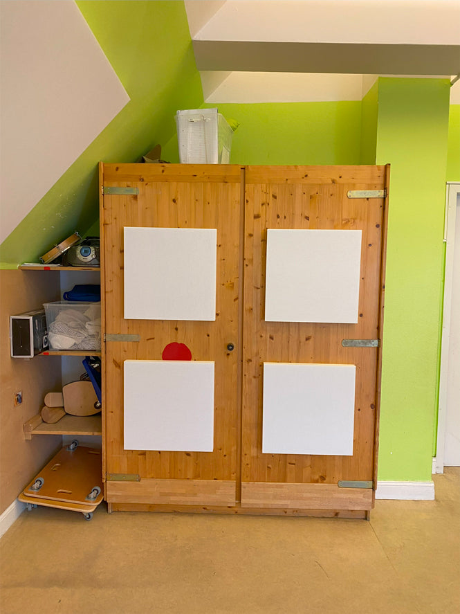 Lionheart Sound Eater - Panneau sans cadre, 25 mm d'épaisseur, carré, longueur de côté 50 cm