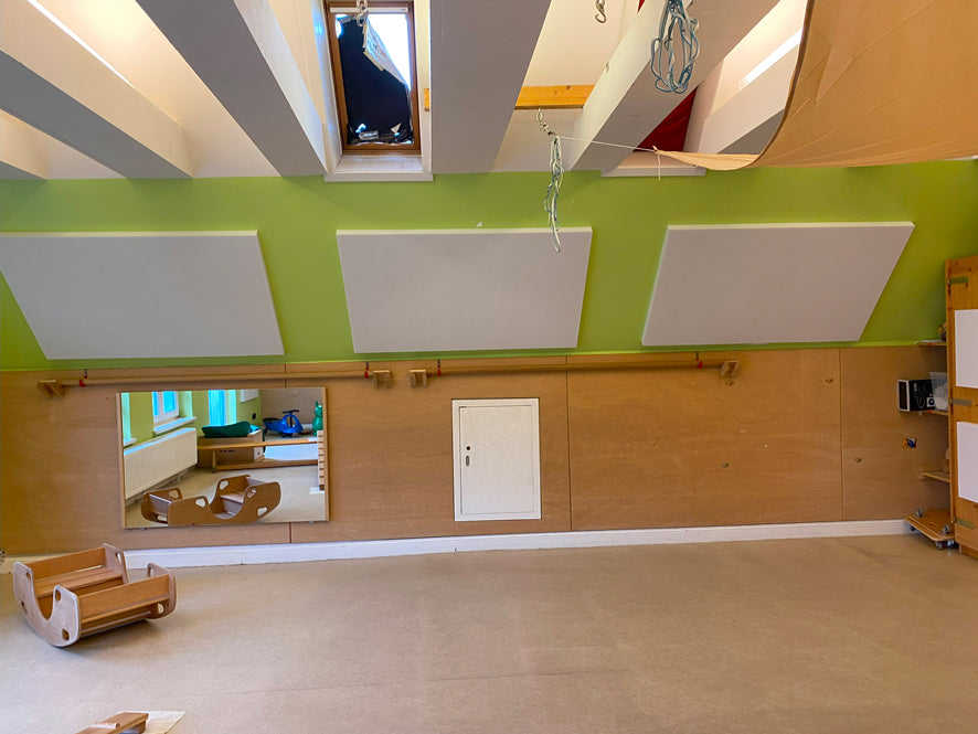 Lionheart Sound Eater - Panneau sans cadre, 25 mm d'épaisseur, carré, longueur de côté 50 cm