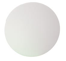 Löwenherz Schallfresser - Rahmenlose Platte, 25 mm dick, rund Ø 100 cm, weiß