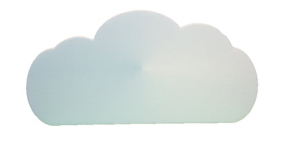 Mangeur de sons Lionheart - Motif nuage, bleu ciel, 60 x 30 cm, 25 mm d'épaisseur